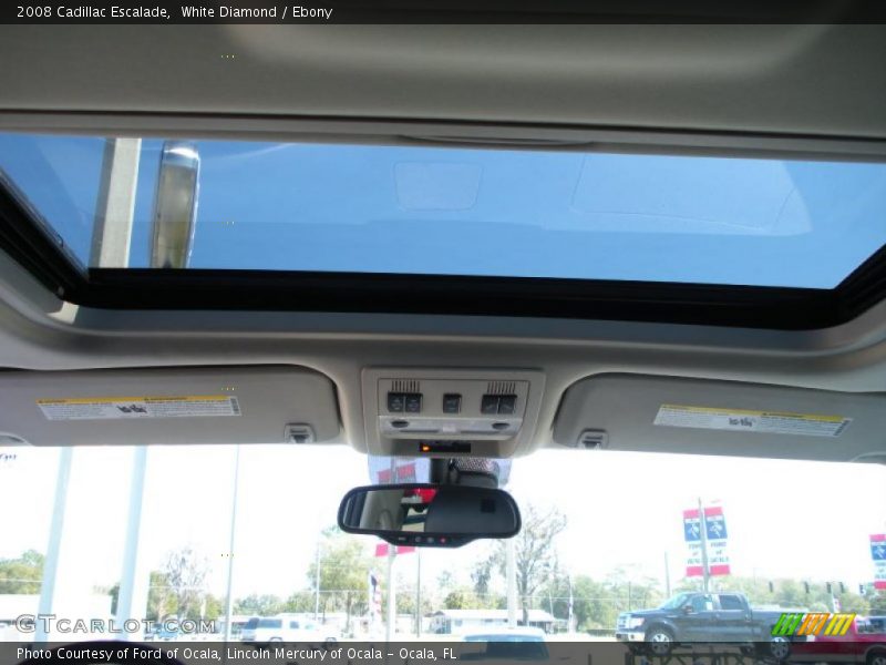White Diamond / Ebony 2008 Cadillac Escalade