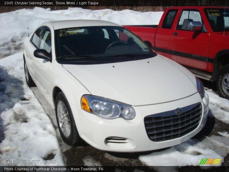 Stone White / Light Taupe 2005 Chrysler Sebring Sedan