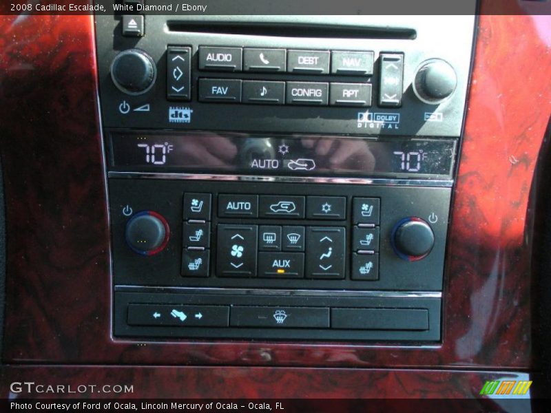 White Diamond / Ebony 2008 Cadillac Escalade