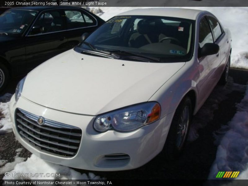 Stone White / Light Taupe 2005 Chrysler Sebring Sedan