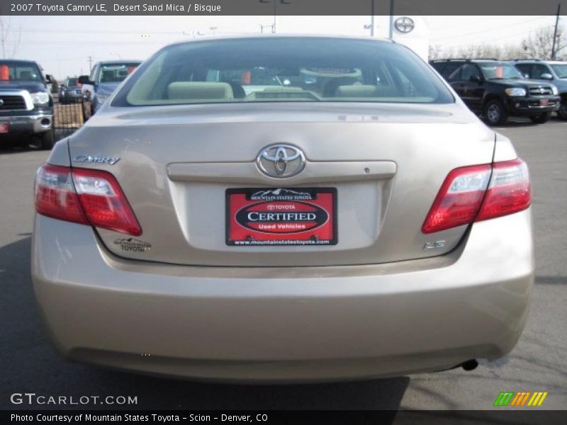 Desert Sand Mica / Bisque 2007 Toyota Camry LE