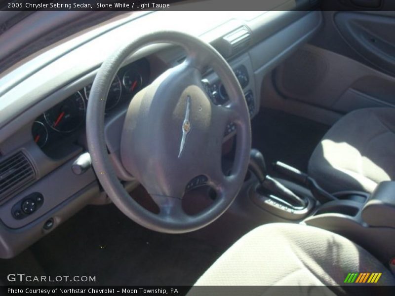 Stone White / Light Taupe 2005 Chrysler Sebring Sedan