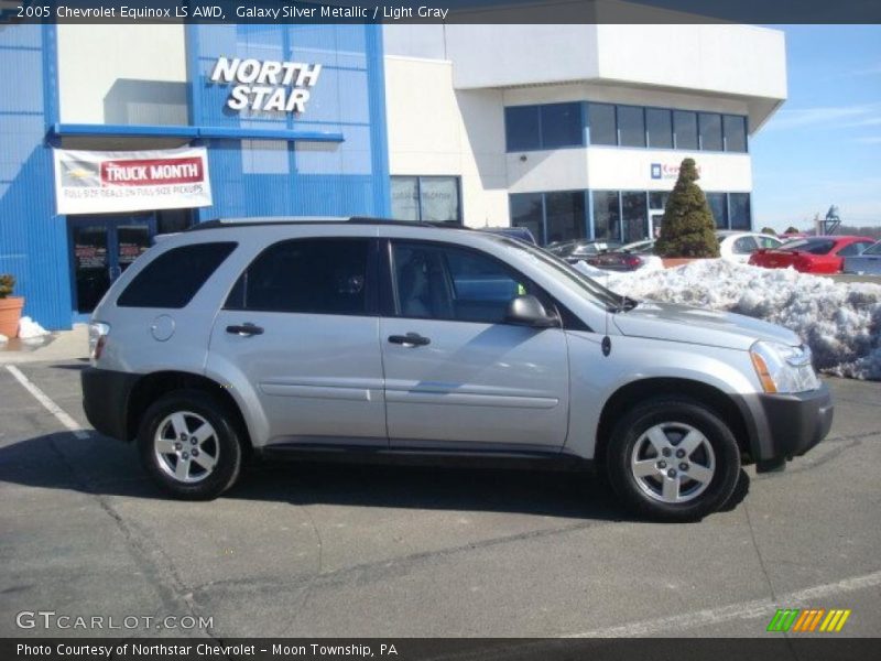 Galaxy Silver Metallic / Light Gray 2005 Chevrolet Equinox LS AWD