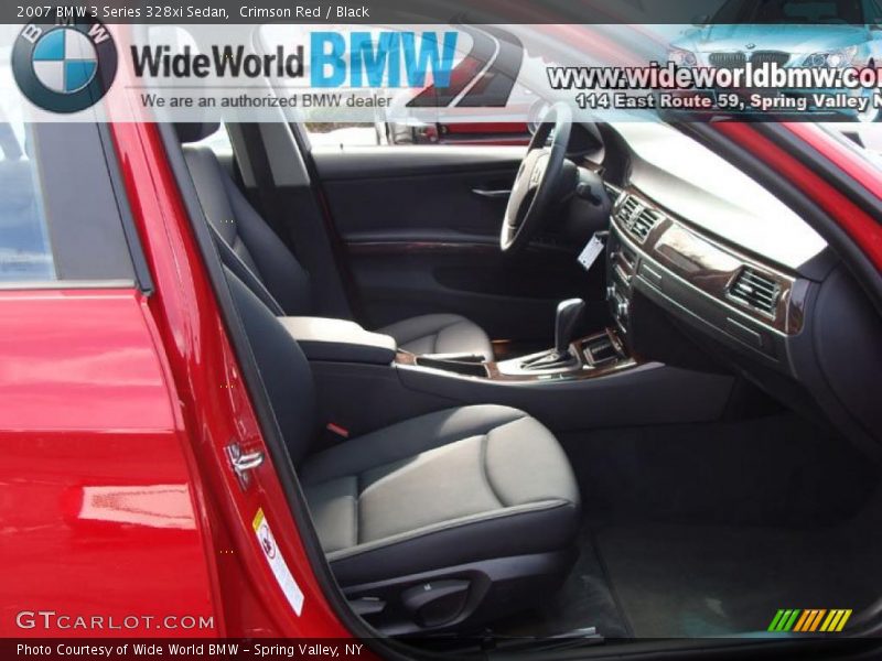 Crimson Red / Black 2007 BMW 3 Series 328xi Sedan