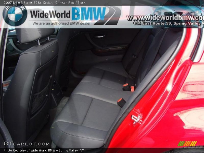 Crimson Red / Black 2007 BMW 3 Series 328xi Sedan