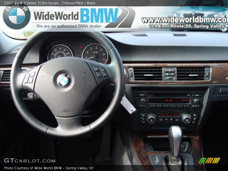 Crimson Red / Black 2007 BMW 3 Series 328xi Sedan