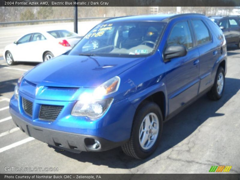 Electric Blue Metallic / Dark Gray 2004 Pontiac Aztek AWD