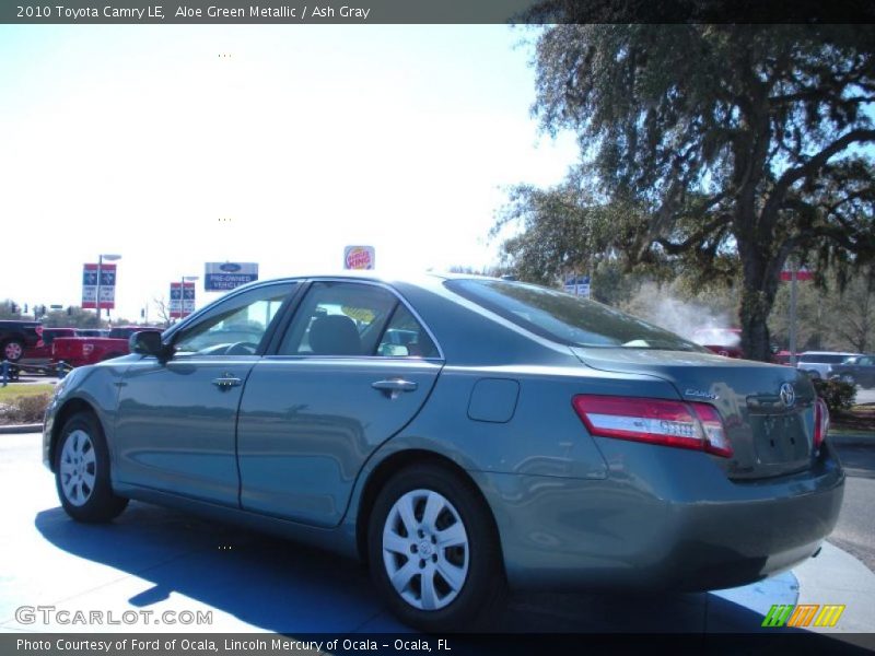 Aloe Green Metallic / Ash Gray 2010 Toyota Camry LE