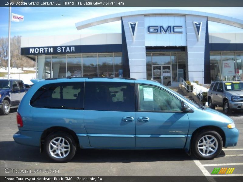 Island Teal Satin Glow / Silver Fern 1999 Dodge Grand Caravan SE