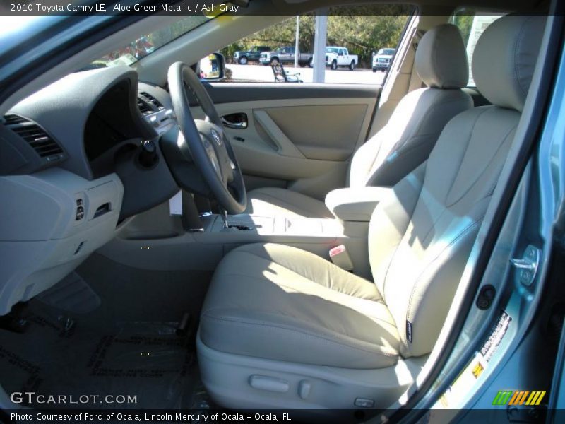 Aloe Green Metallic / Ash Gray 2010 Toyota Camry LE