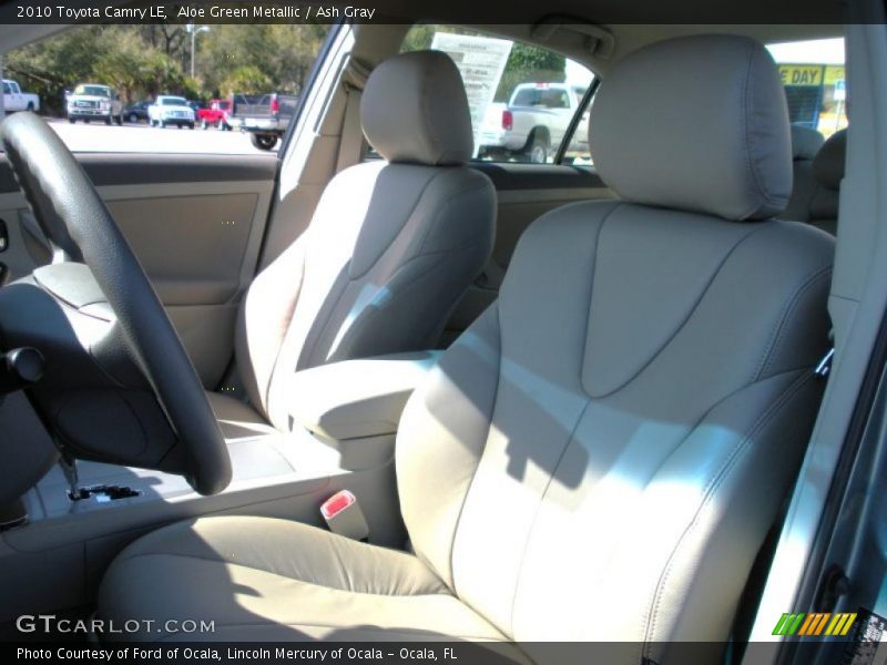 Aloe Green Metallic / Ash Gray 2010 Toyota Camry LE