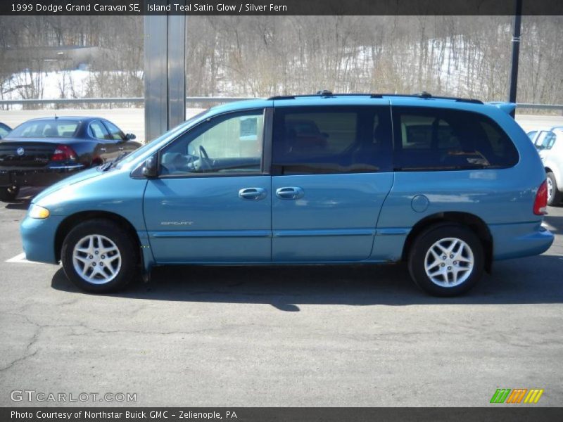 Island Teal Satin Glow / Silver Fern 1999 Dodge Grand Caravan SE