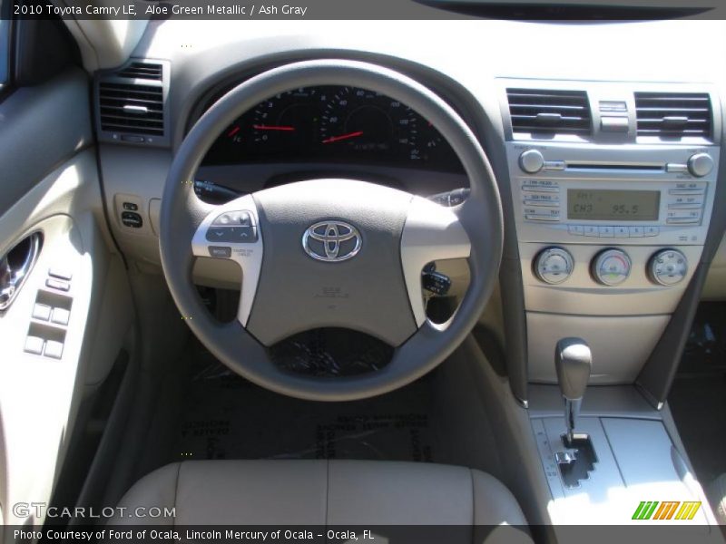Aloe Green Metallic / Ash Gray 2010 Toyota Camry LE