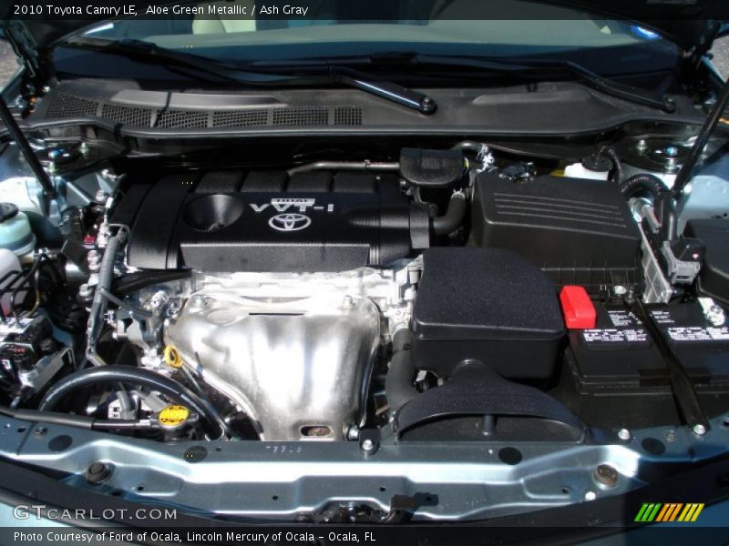 Aloe Green Metallic / Ash Gray 2010 Toyota Camry LE