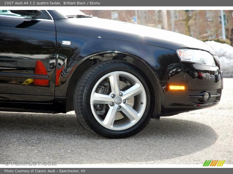 Brilliant Black / Ebony 2007 Audi A4 3.2 quattro Sedan