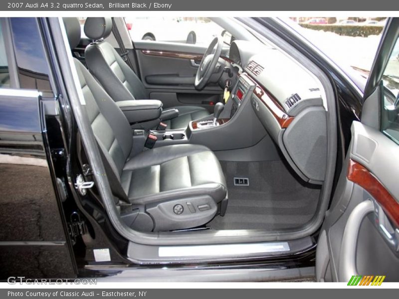 Brilliant Black / Ebony 2007 Audi A4 3.2 quattro Sedan