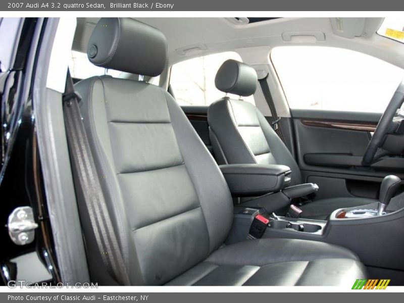 Brilliant Black / Ebony 2007 Audi A4 3.2 quattro Sedan