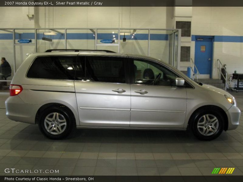 Silver Pearl Metallic / Gray 2007 Honda Odyssey EX-L
