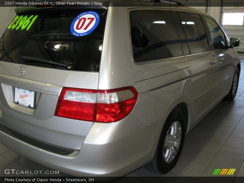 Silver Pearl Metallic / Gray 2007 Honda Odyssey EX-L