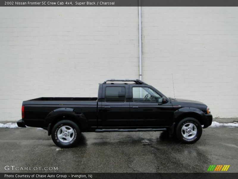 Super Black / Charcoal 2002 Nissan Frontier SC Crew Cab 4x4