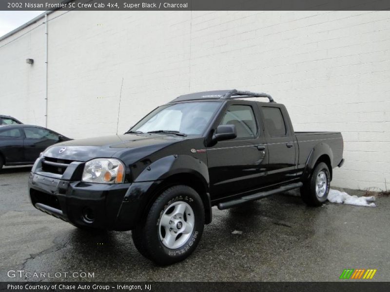 Super Black / Charcoal 2002 Nissan Frontier SC Crew Cab 4x4