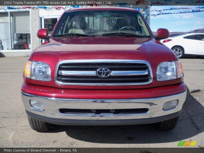 Sunfire Red Pearl / Oak 2002 Toyota Tundra SR5 TRD Access Cab 4x4