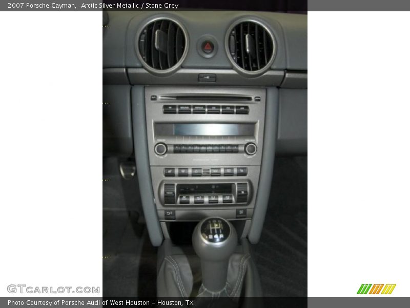 Arctic Silver Metallic / Stone Grey 2007 Porsche Cayman