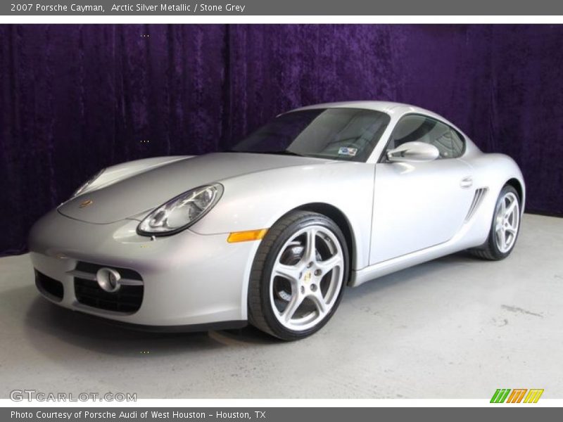 Arctic Silver Metallic / Stone Grey 2007 Porsche Cayman