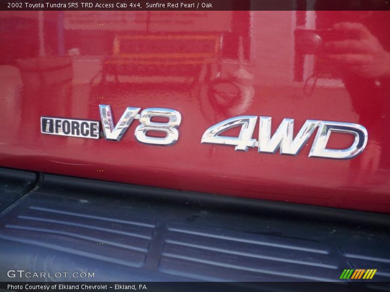 Sunfire Red Pearl / Oak 2002 Toyota Tundra SR5 TRD Access Cab 4x4