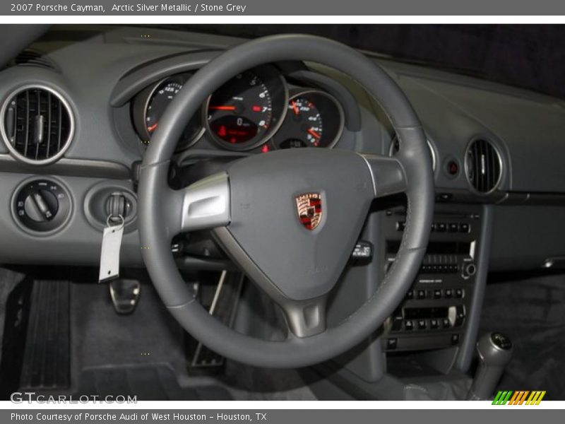 Arctic Silver Metallic / Stone Grey 2007 Porsche Cayman