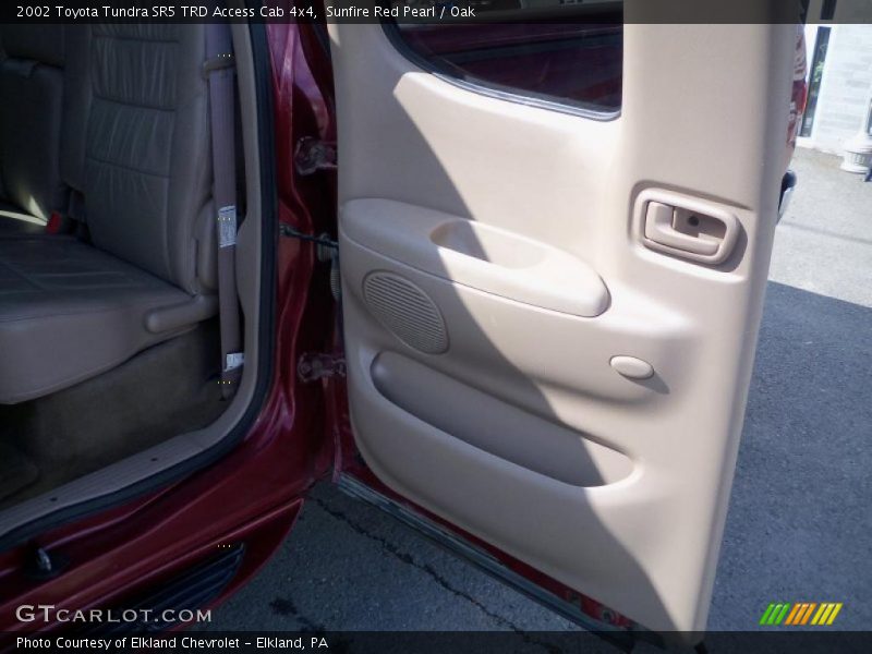Sunfire Red Pearl / Oak 2002 Toyota Tundra SR5 TRD Access Cab 4x4