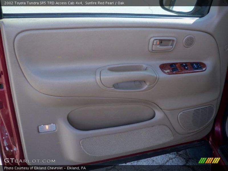 Sunfire Red Pearl / Oak 2002 Toyota Tundra SR5 TRD Access Cab 4x4
