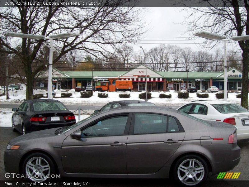 Carbon Bronze Metallic / Ebony 2008 Acura TL 3.2