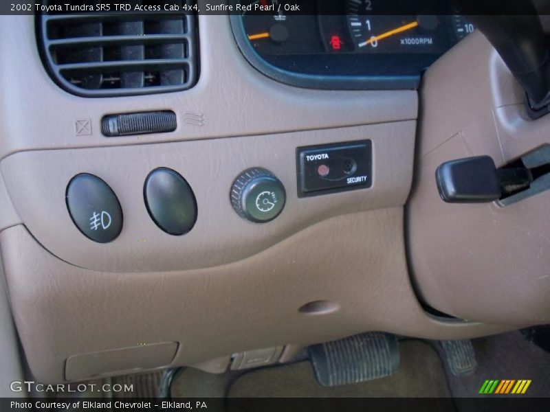 Sunfire Red Pearl / Oak 2002 Toyota Tundra SR5 TRD Access Cab 4x4