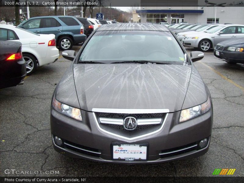 Carbon Bronze Metallic / Ebony 2008 Acura TL 3.2
