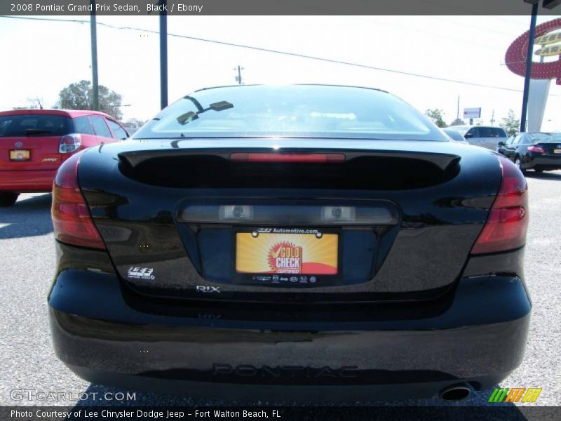 Black / Ebony 2008 Pontiac Grand Prix Sedan