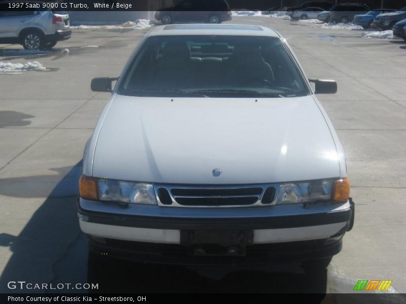 White / Beige 1997 Saab 9000 CS Turbo