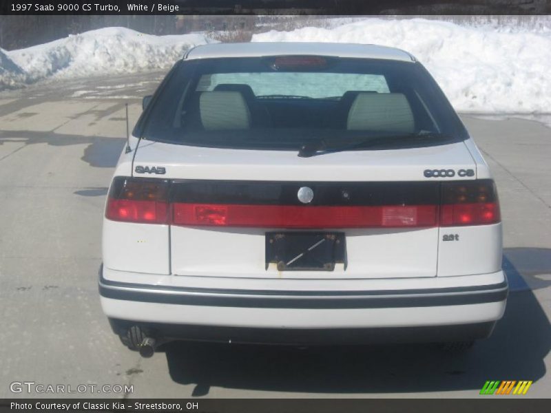 White / Beige 1997 Saab 9000 CS Turbo