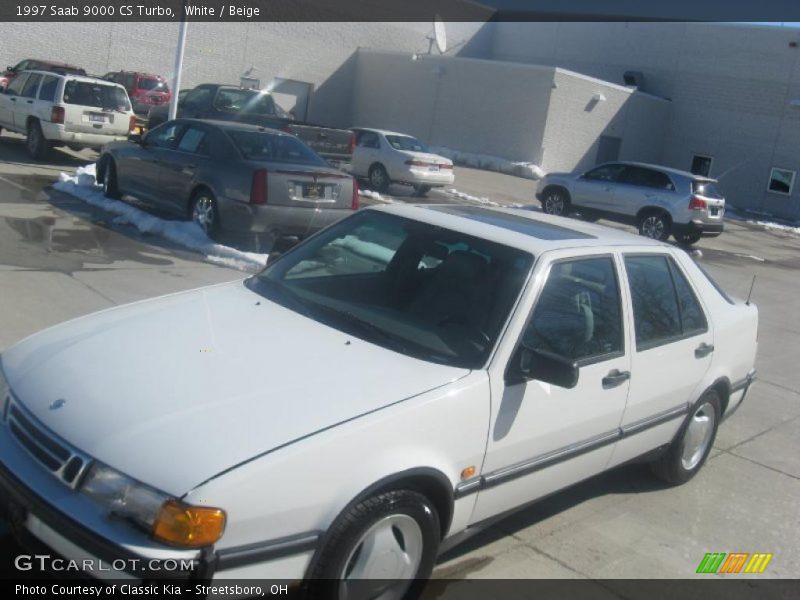 White / Beige 1997 Saab 9000 CS Turbo