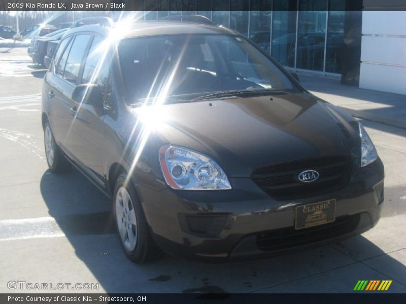 Java Brown / Black 2009 Kia Rondo LX