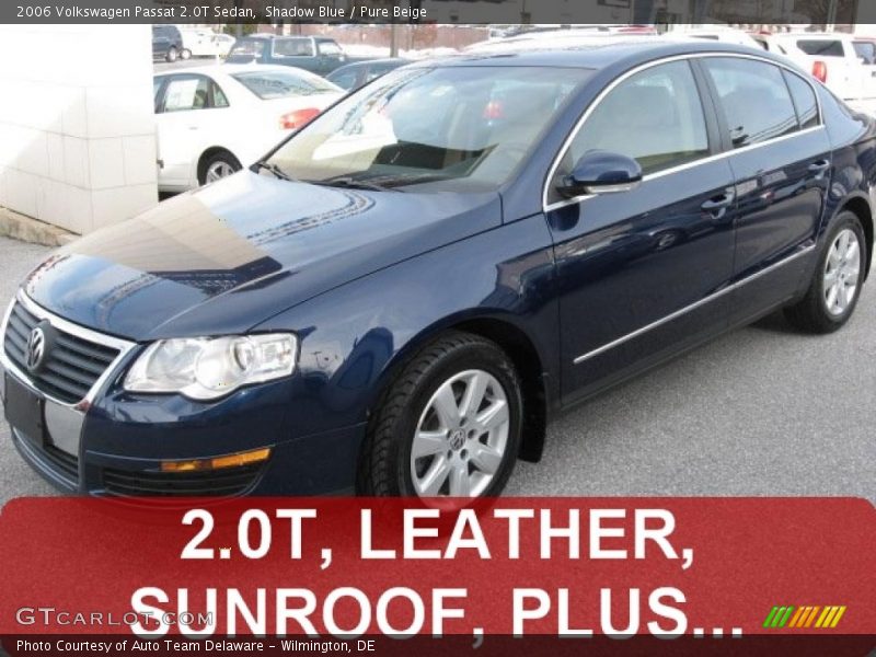 Shadow Blue / Pure Beige 2006 Volkswagen Passat 2.0T Sedan