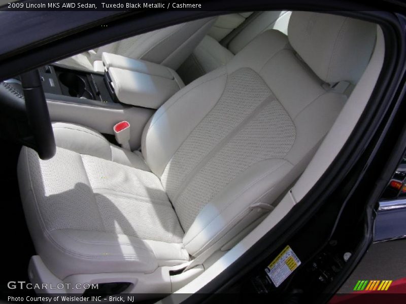 Tuxedo Black Metallic / Cashmere 2009 Lincoln MKS AWD Sedan