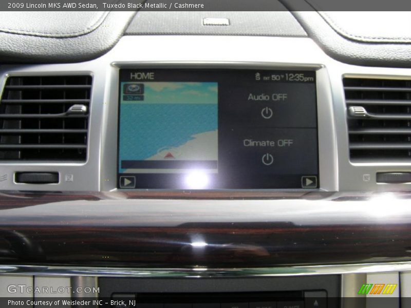 Tuxedo Black Metallic / Cashmere 2009 Lincoln MKS AWD Sedan