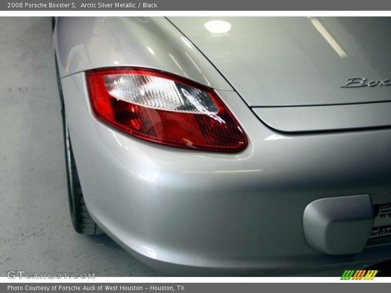 Arctic Silver Metallic / Black 2008 Porsche Boxster S
