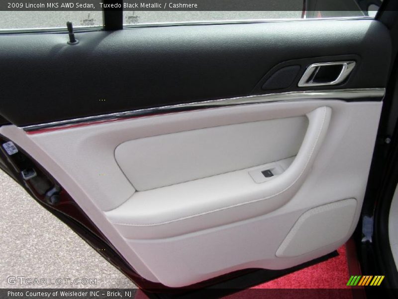 Tuxedo Black Metallic / Cashmere 2009 Lincoln MKS AWD Sedan