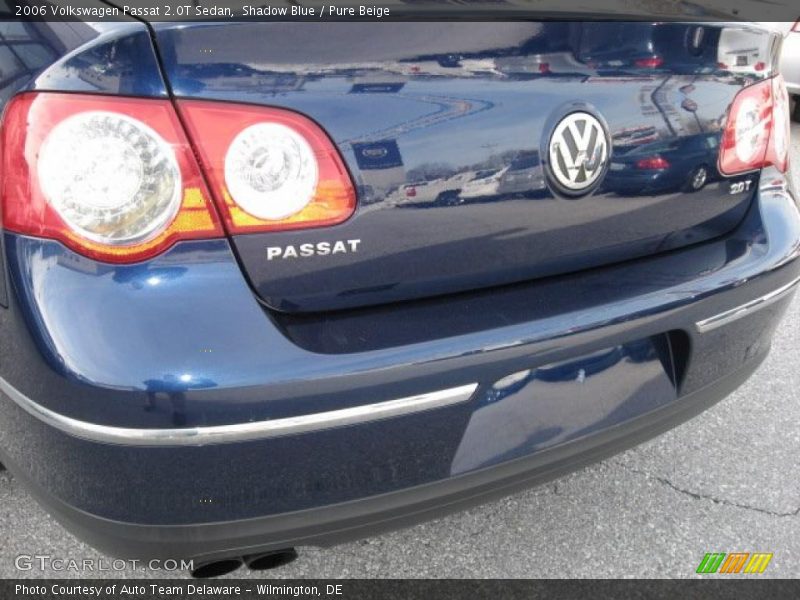 Shadow Blue / Pure Beige 2006 Volkswagen Passat 2.0T Sedan