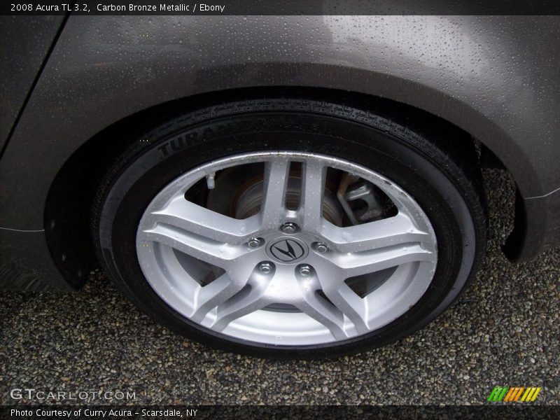 Carbon Bronze Metallic / Ebony 2008 Acura TL 3.2