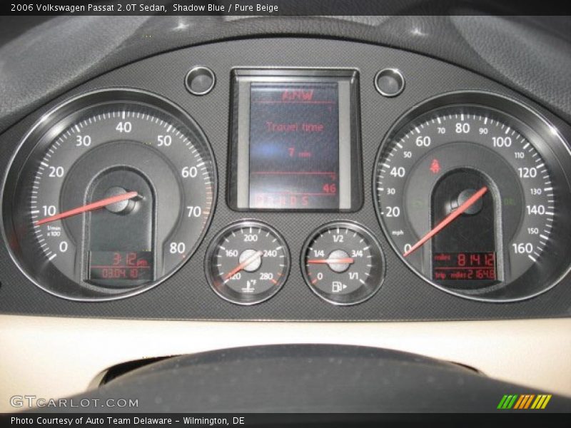 Shadow Blue / Pure Beige 2006 Volkswagen Passat 2.0T Sedan