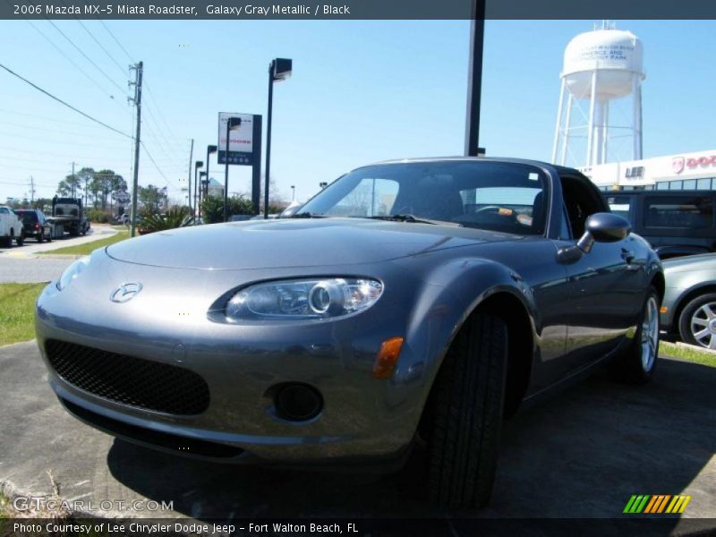 Galaxy Gray Metallic / Black 2006 Mazda MX-5 Miata Roadster