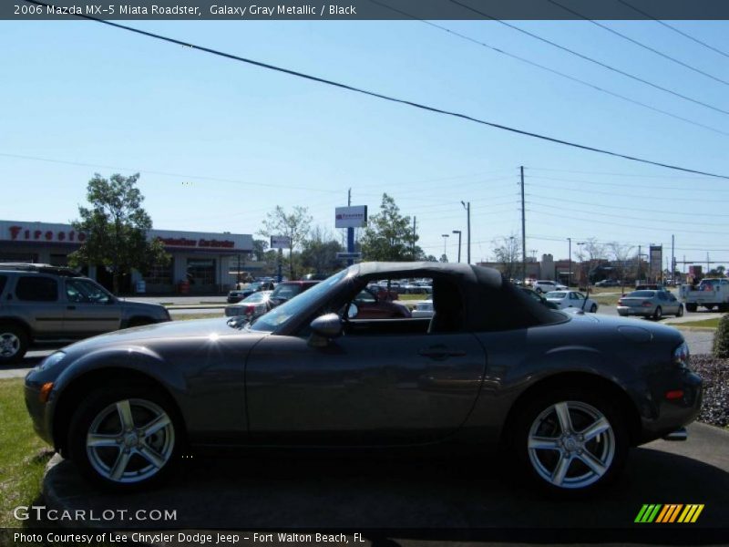Galaxy Gray Metallic / Black 2006 Mazda MX-5 Miata Roadster